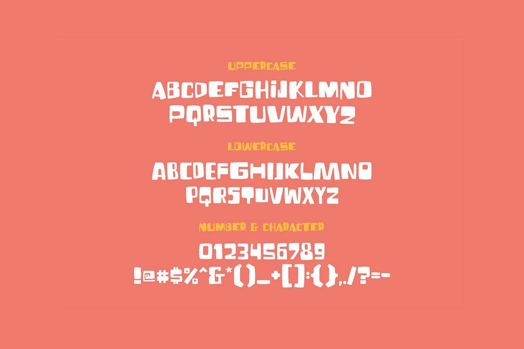 Fun Blob Font sample