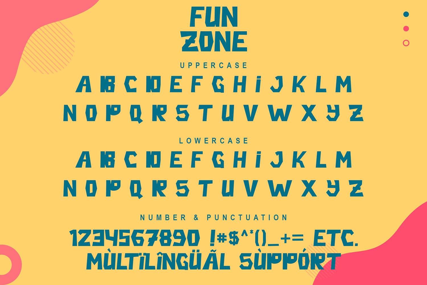 Fun Zone Font sample