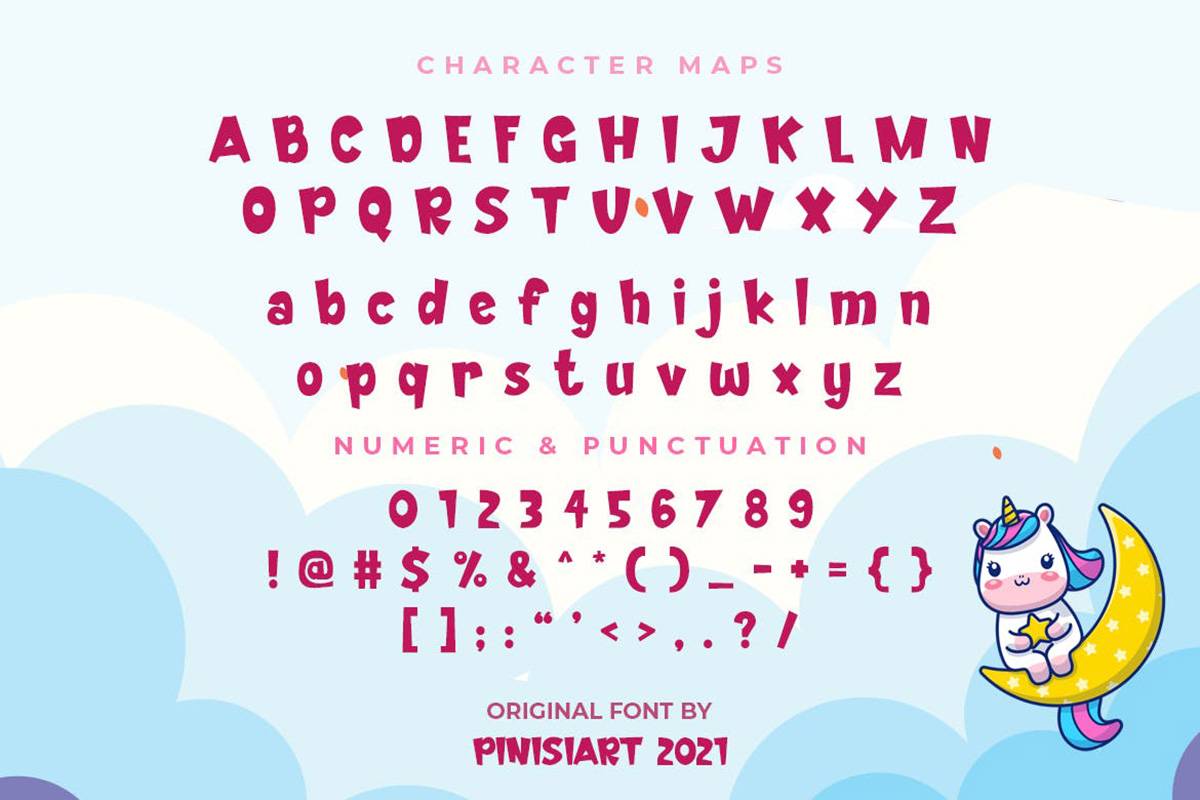 Funicorn Font sample