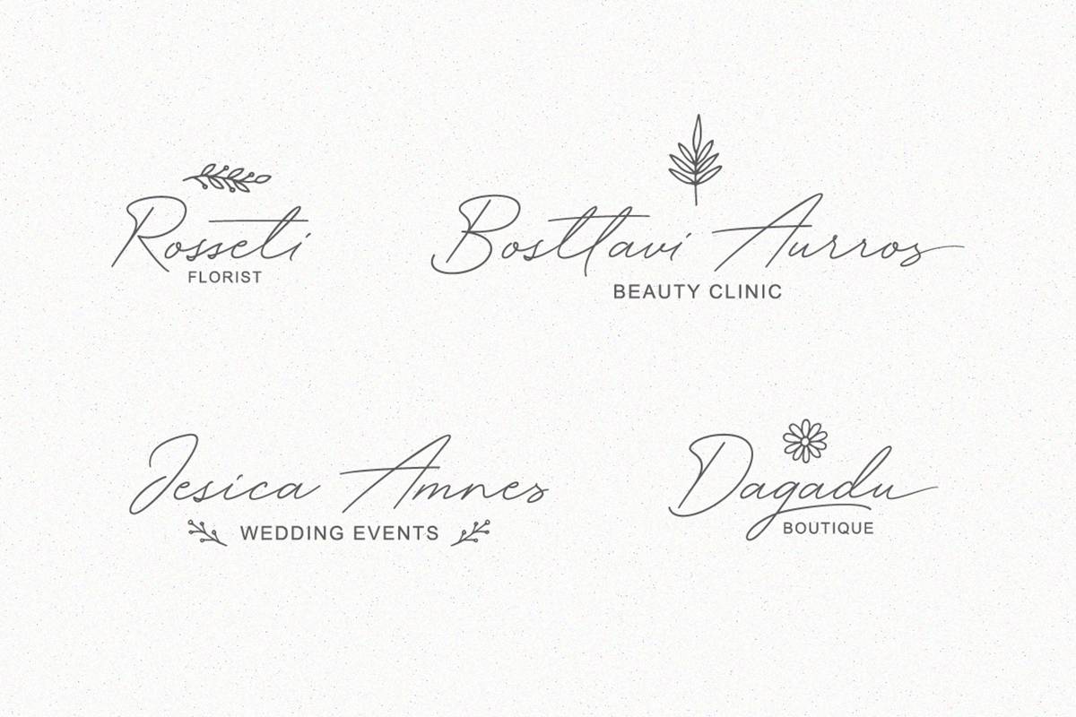 Funky Signature Font sample