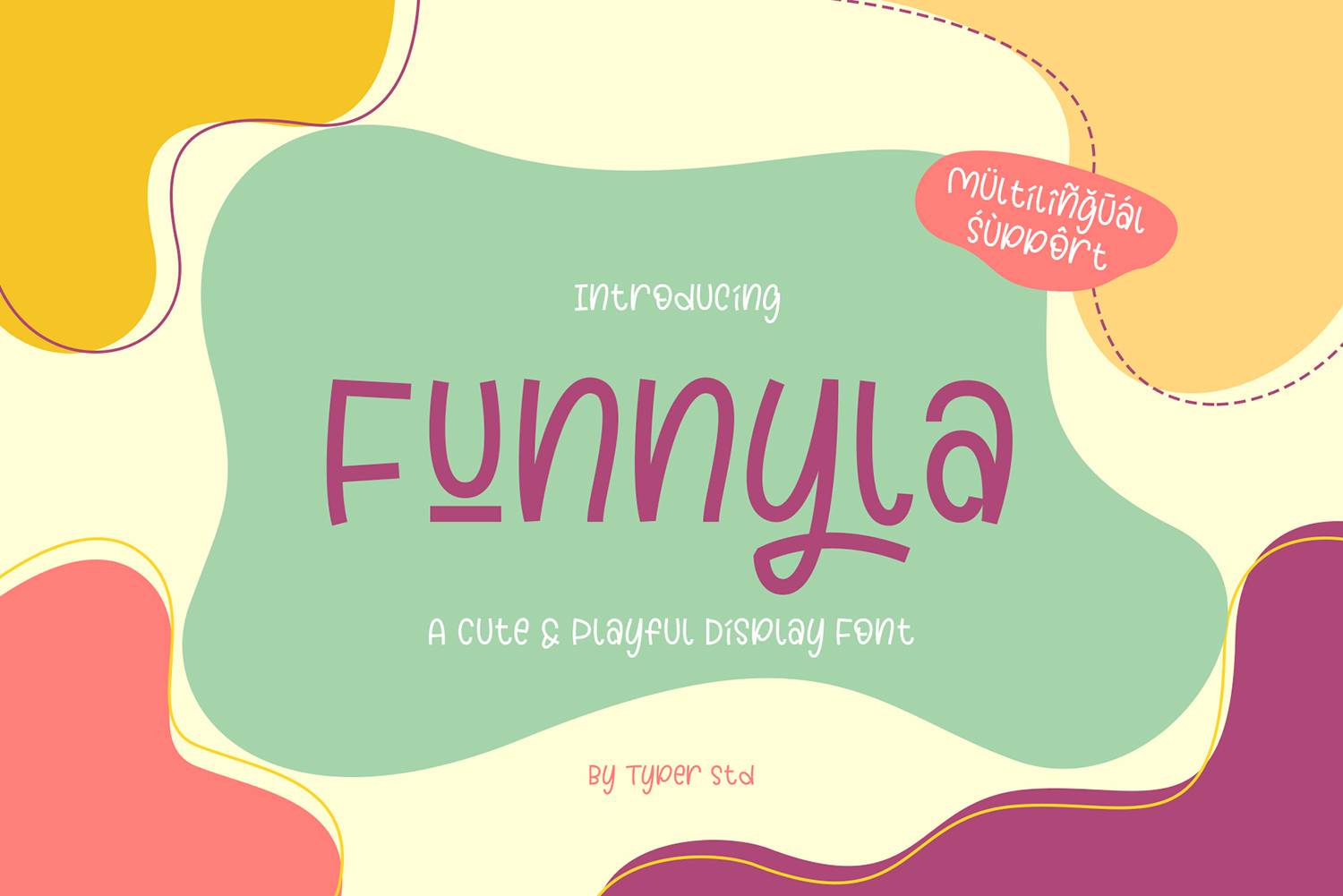 Funnyla Font sample