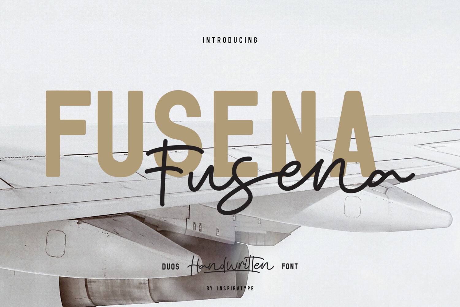 Fusena Font sample