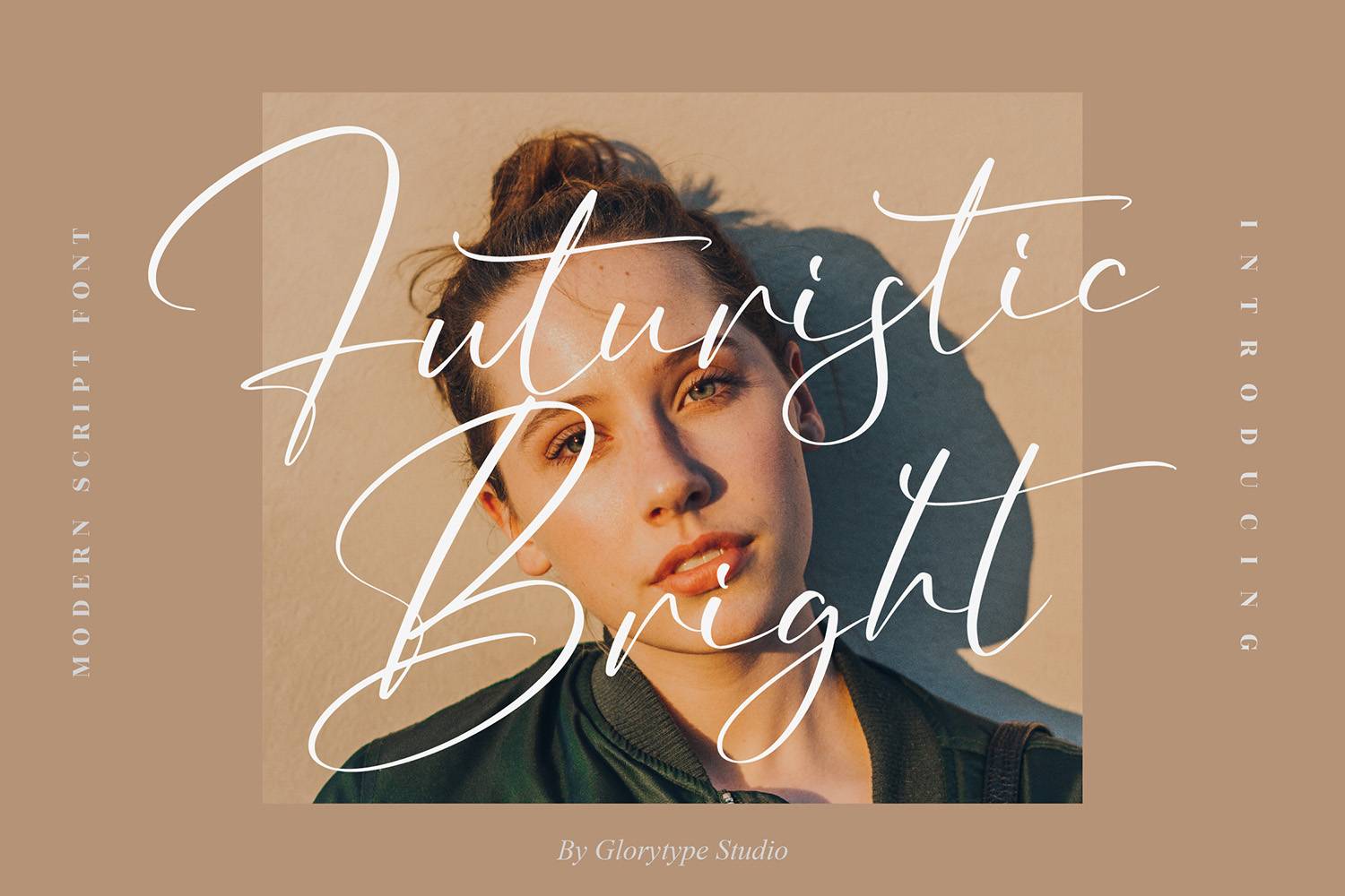 Futuristic Bright Font sample