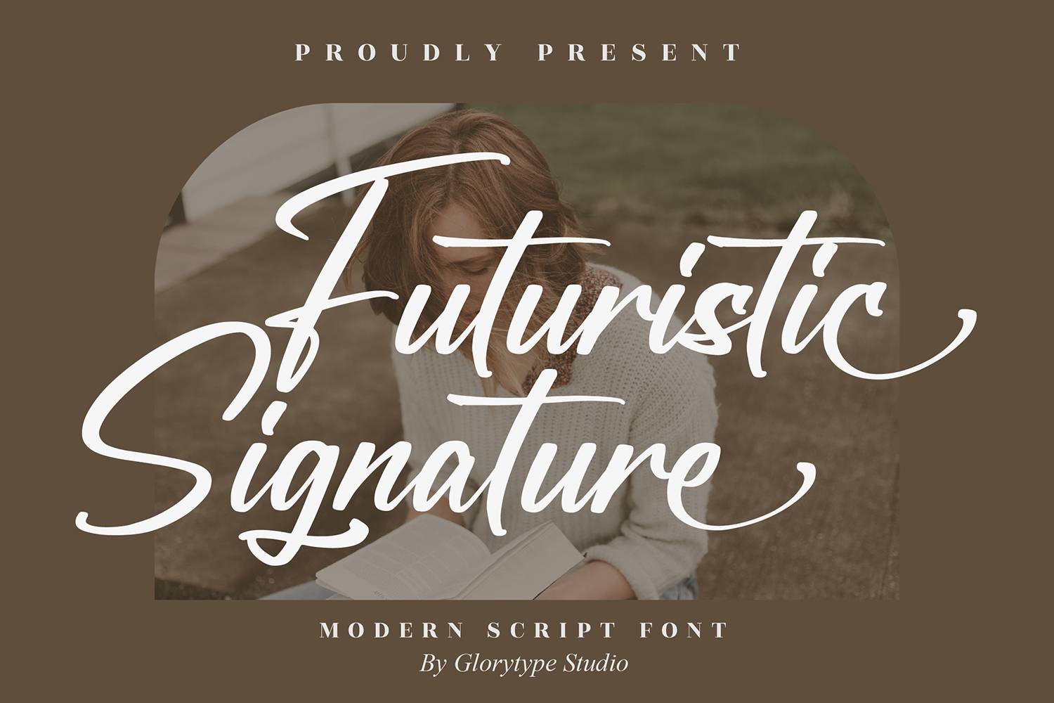 Futuristic Stylish Font sample
