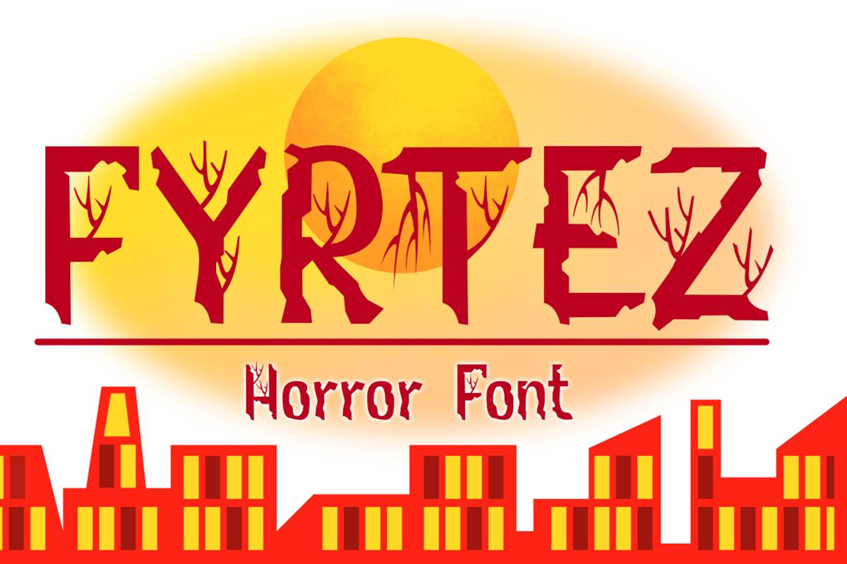 Fyrtez Font sample