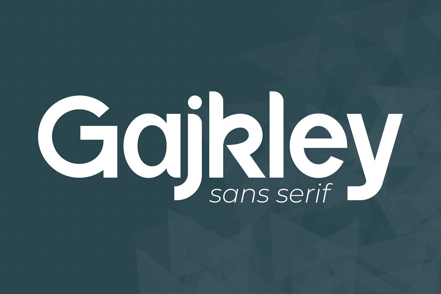 Gajkley Font sample