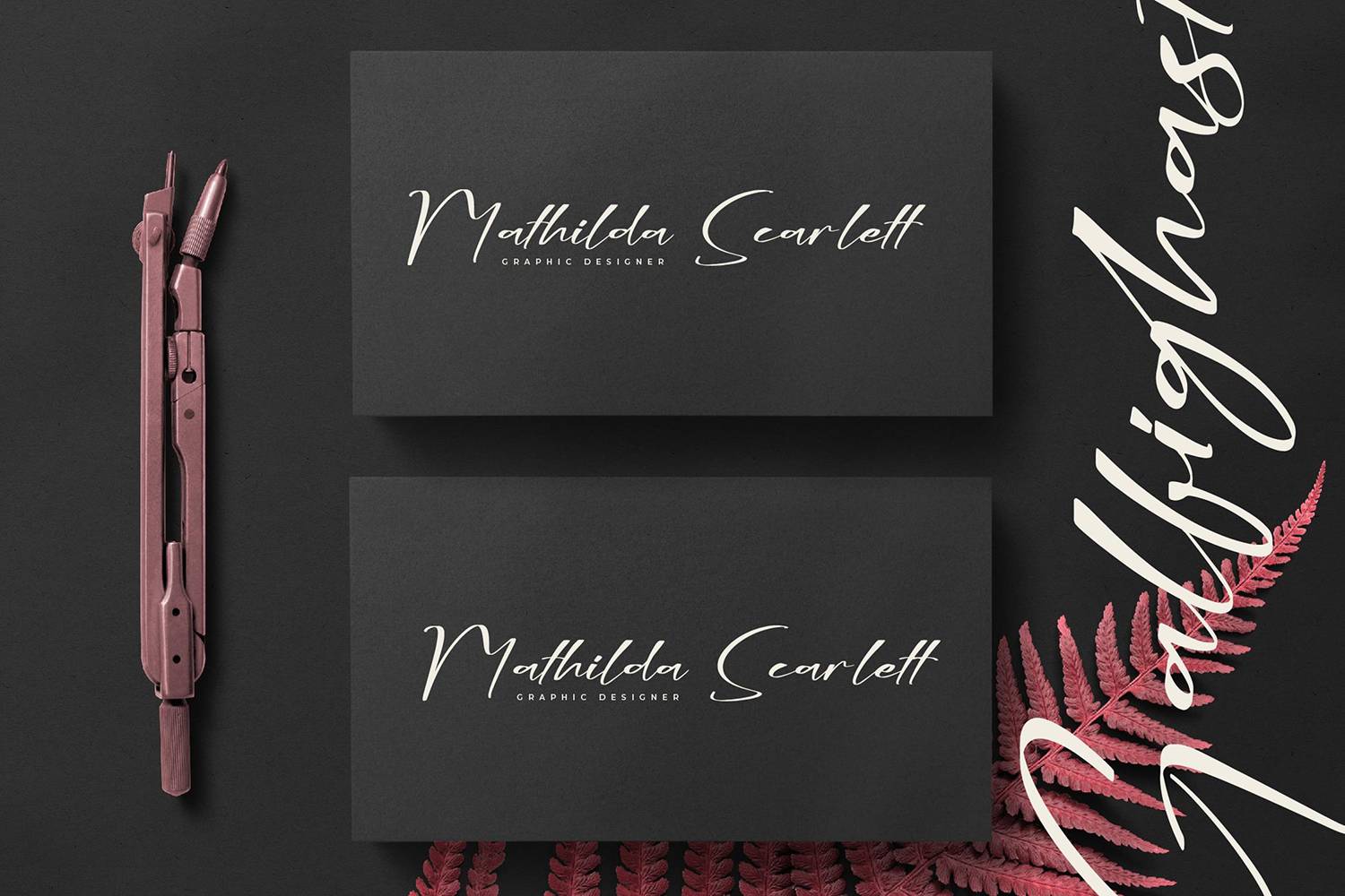 Galfighast Font sample