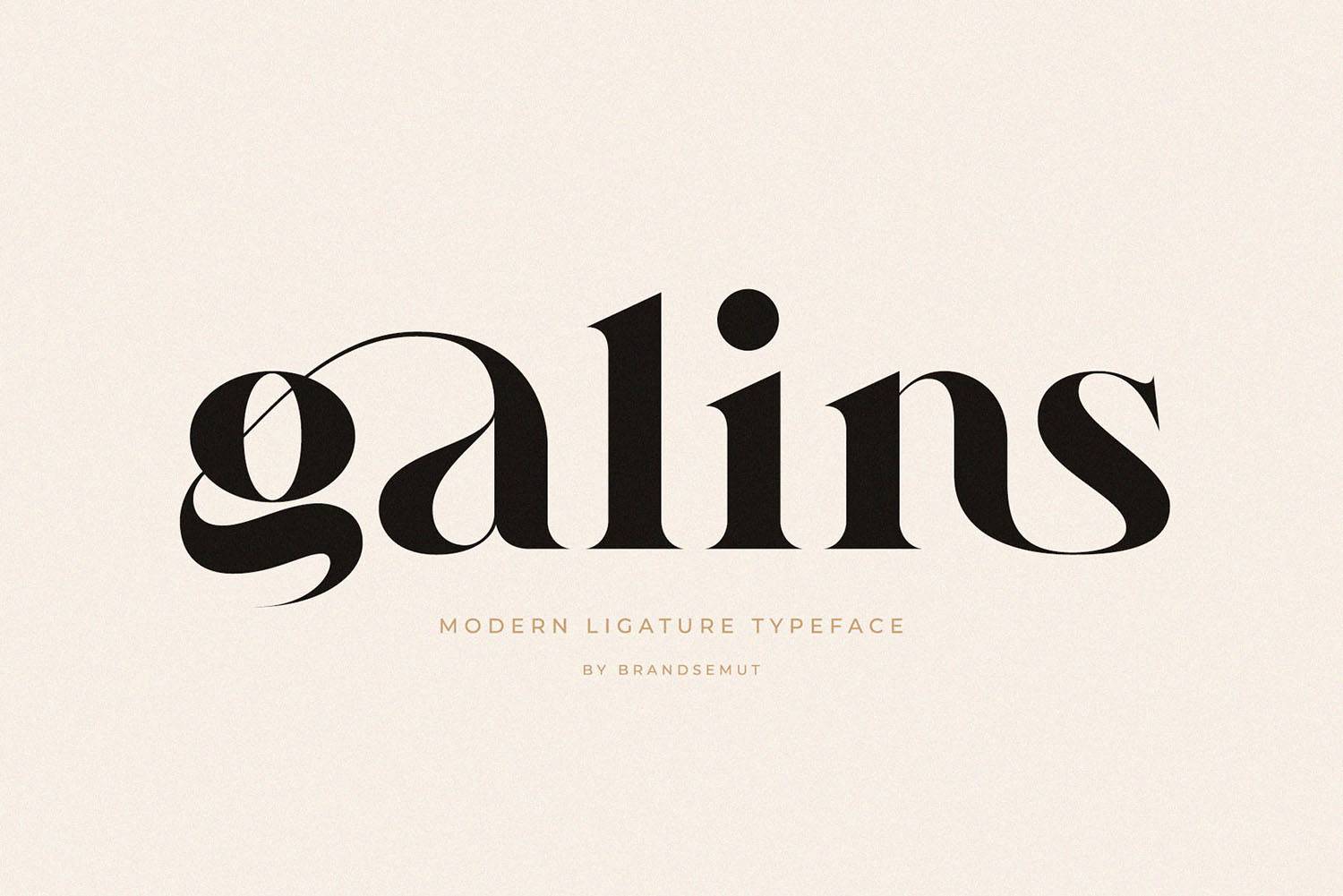 Galins Font sample