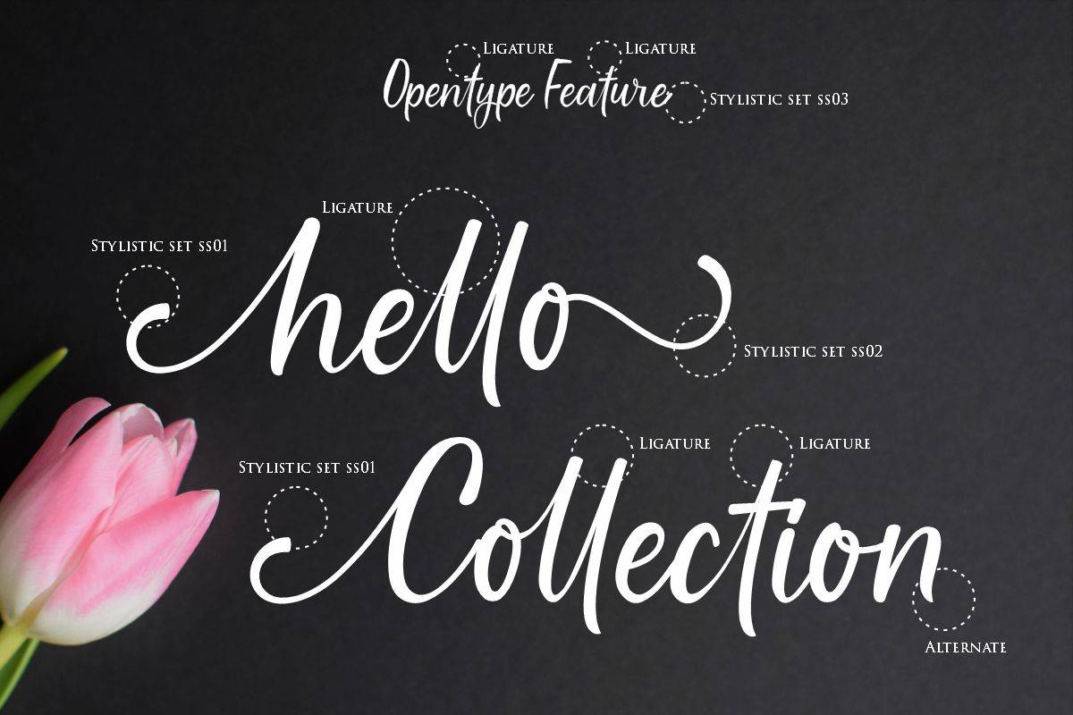 Gallillea Font sample