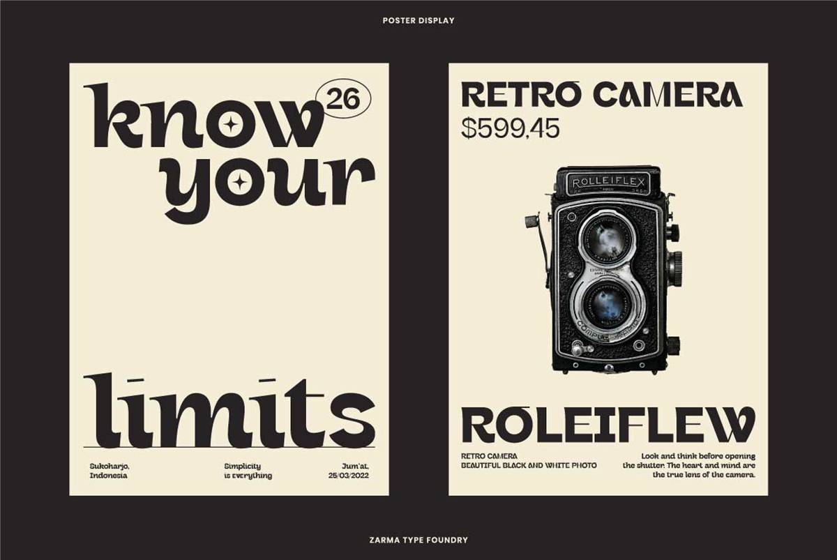 Galvitra Font sample