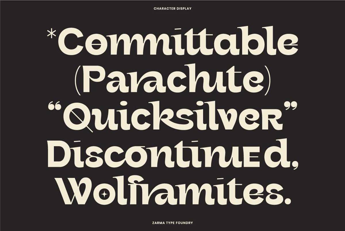 Galvitra Font sample