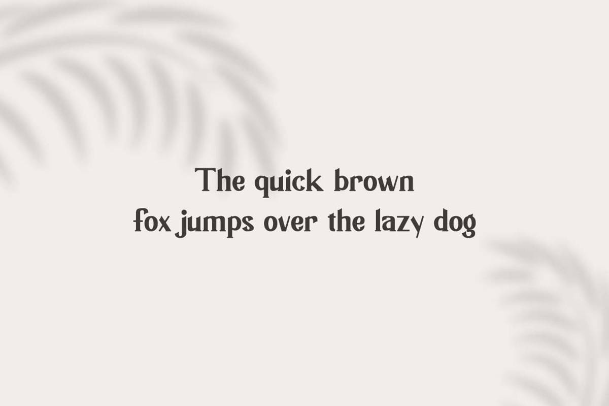 Gangsoka Font sample