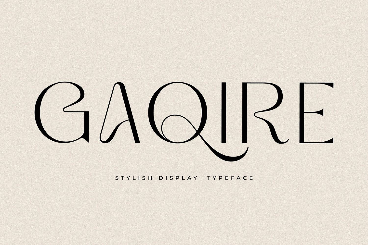 Gaqire Font sample