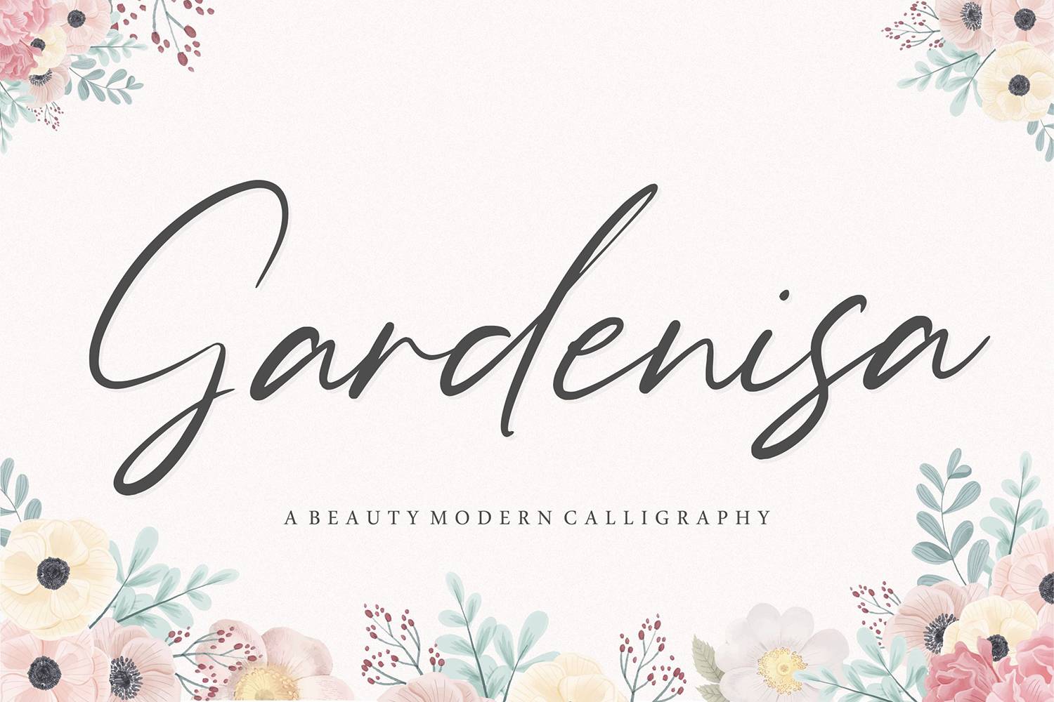 Gardenisa Font sample