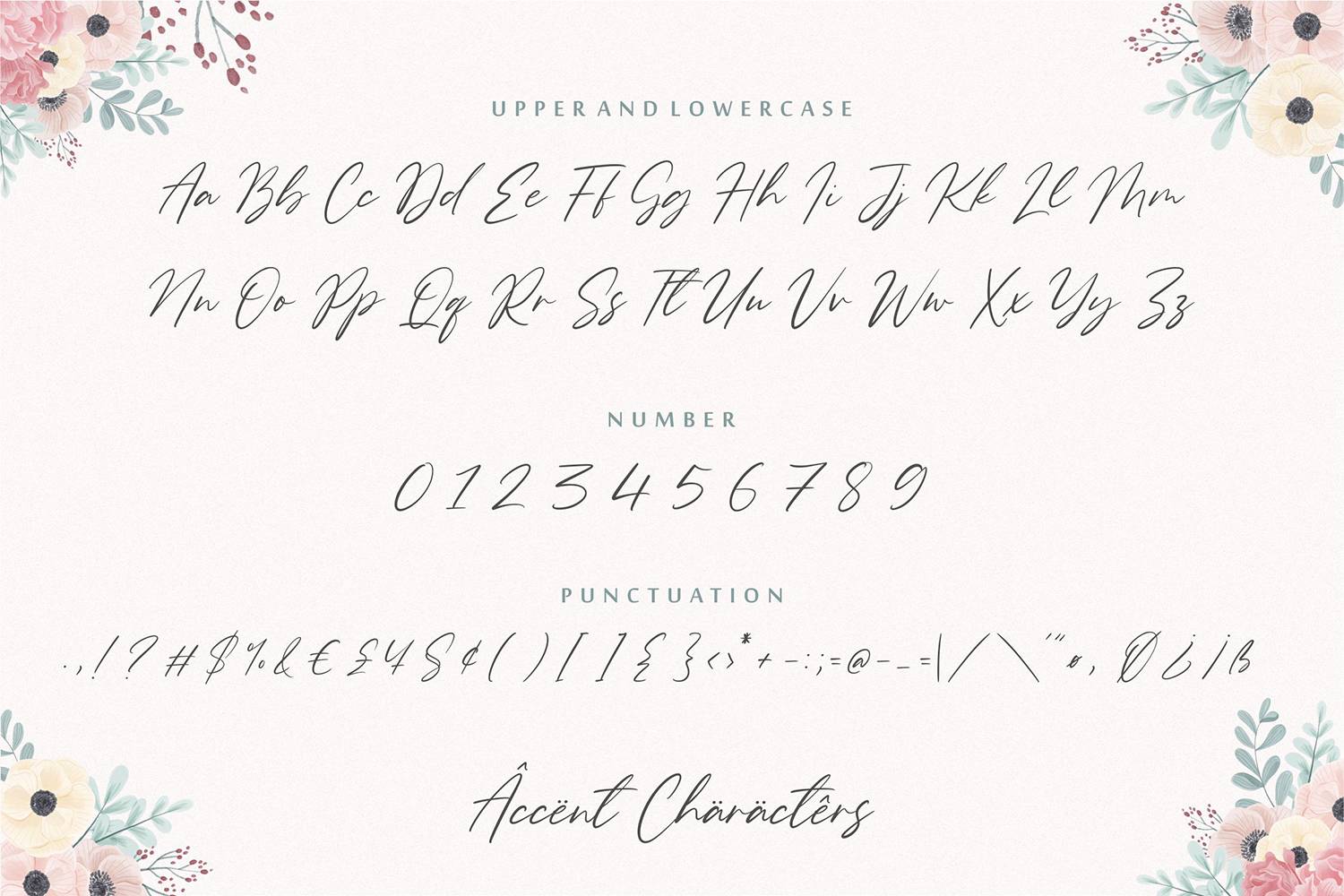Gardenisa Font sample