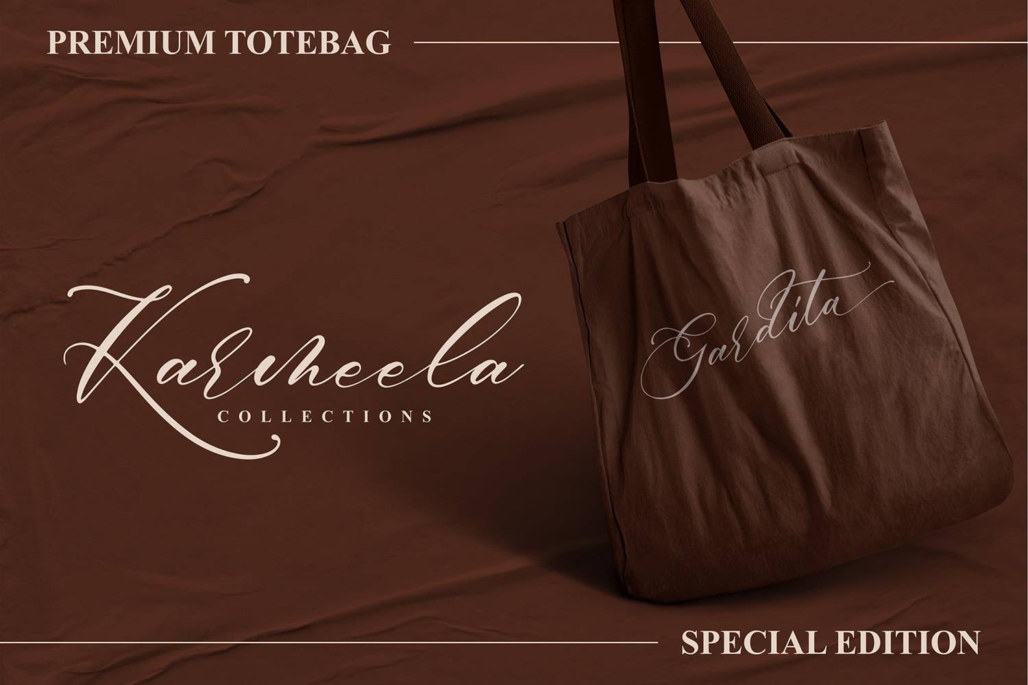 Gardita Letter Font sample