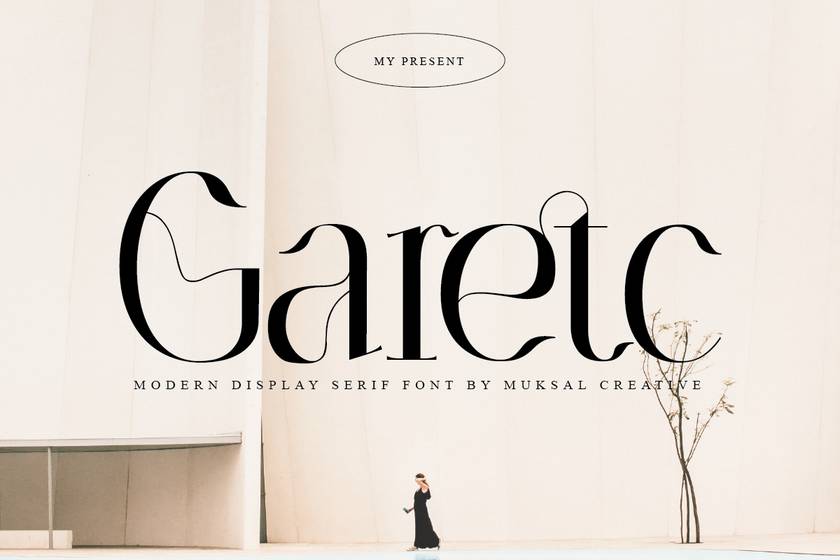 Garetc Font sample