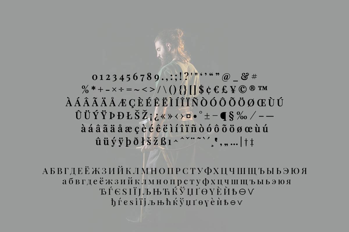Garfield Fade Font sample