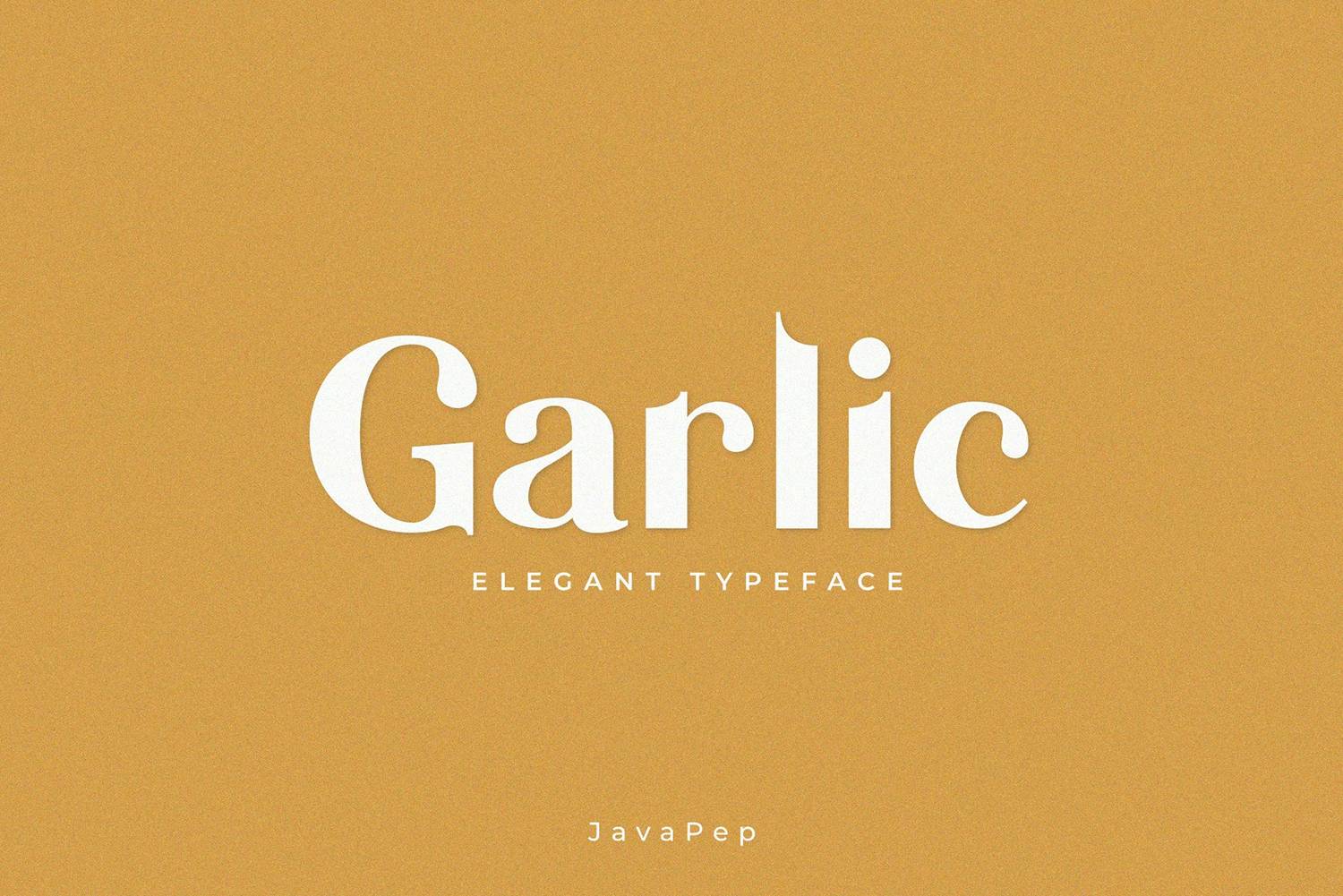 Garlic Font sample
