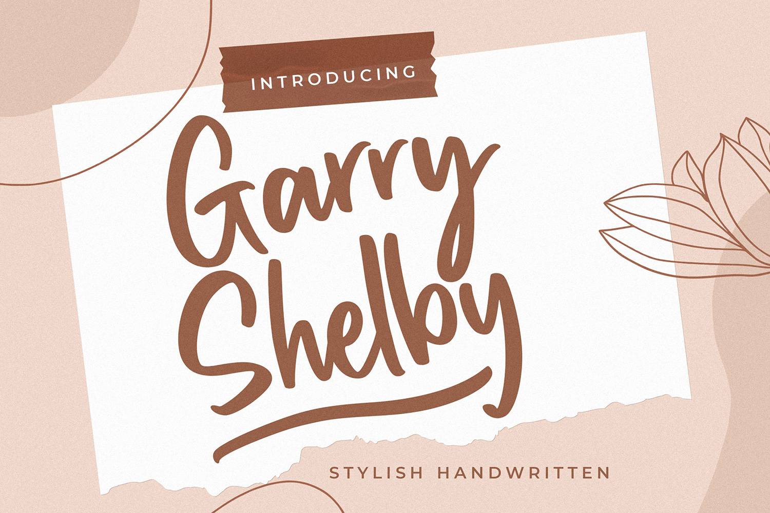 Garry Shelby Font sample