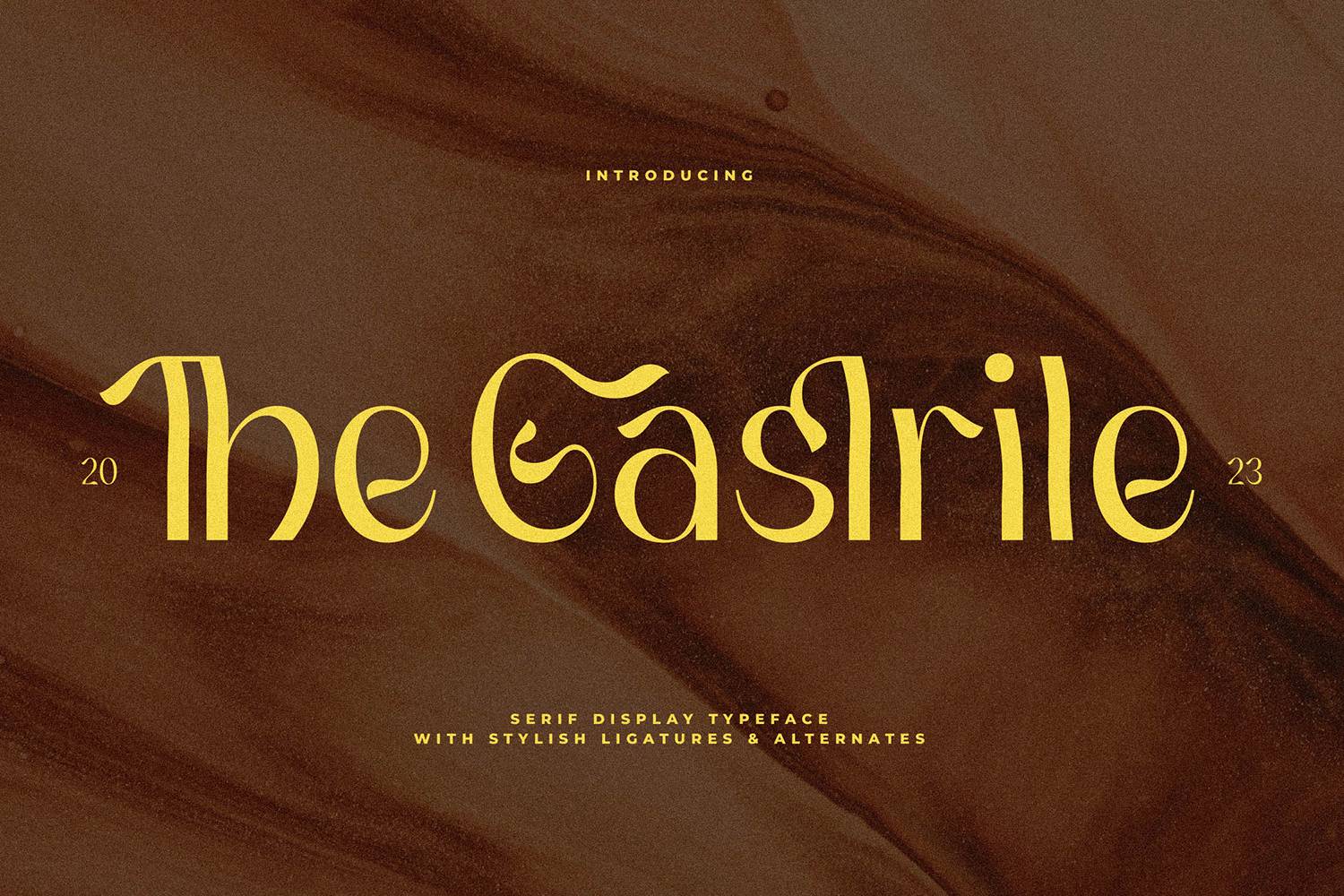 Gaslrile Font sample