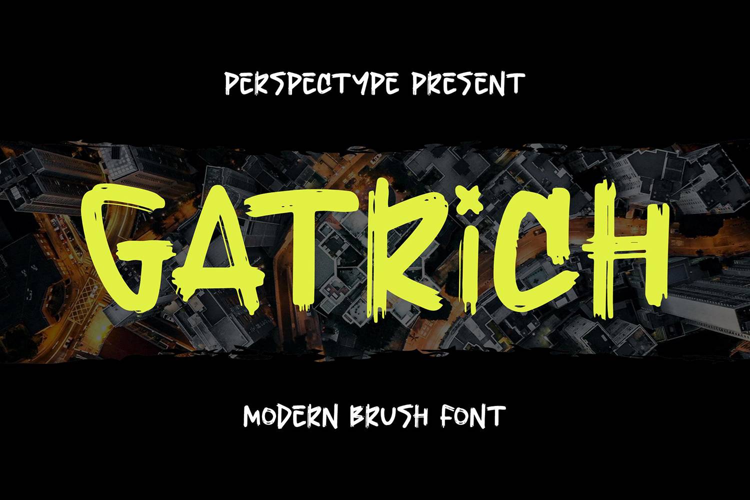Gatrich Font sample