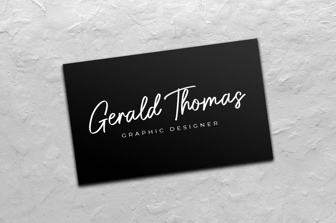 Gatteway Signature Font sample
