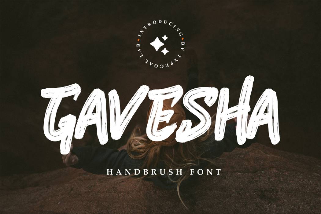 Gavesha Font sample