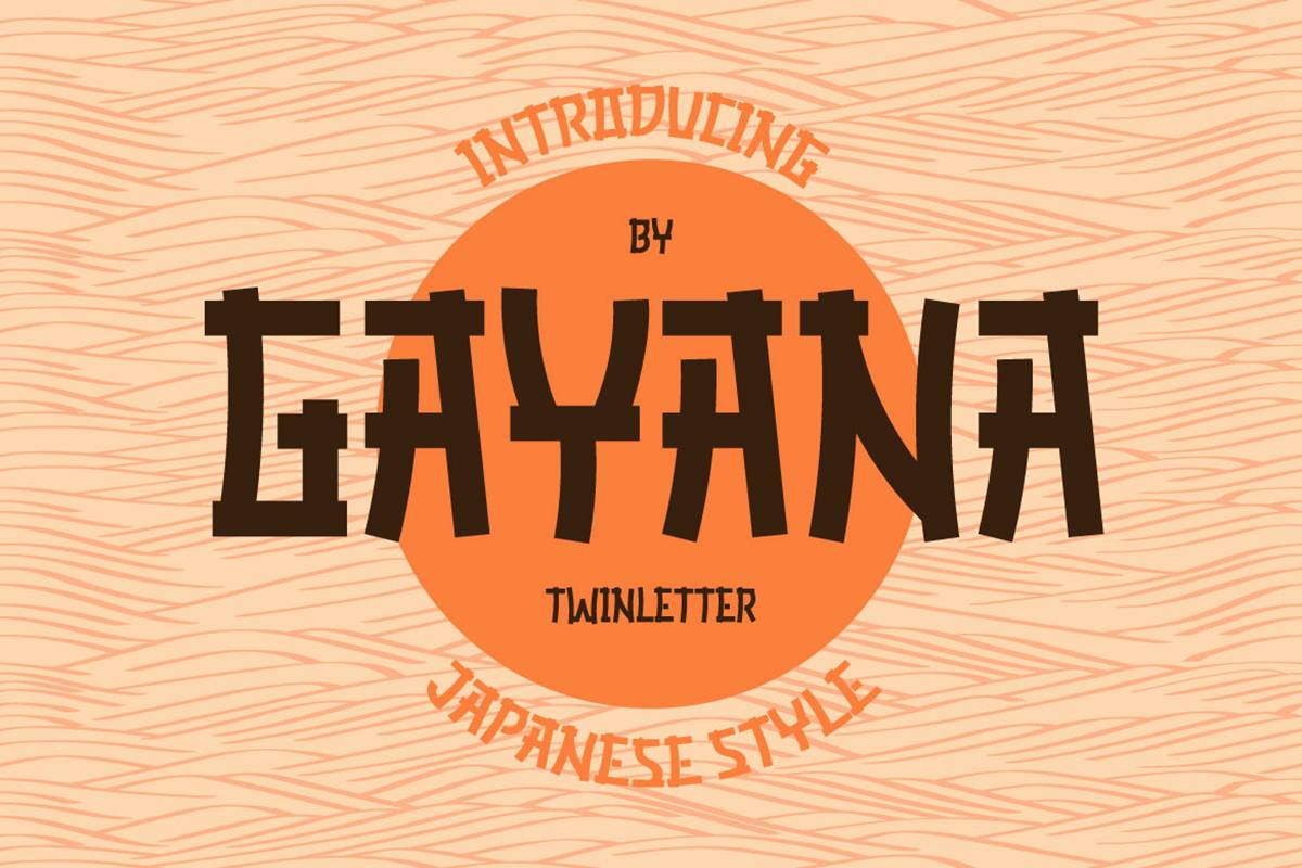 Gayana Font sample