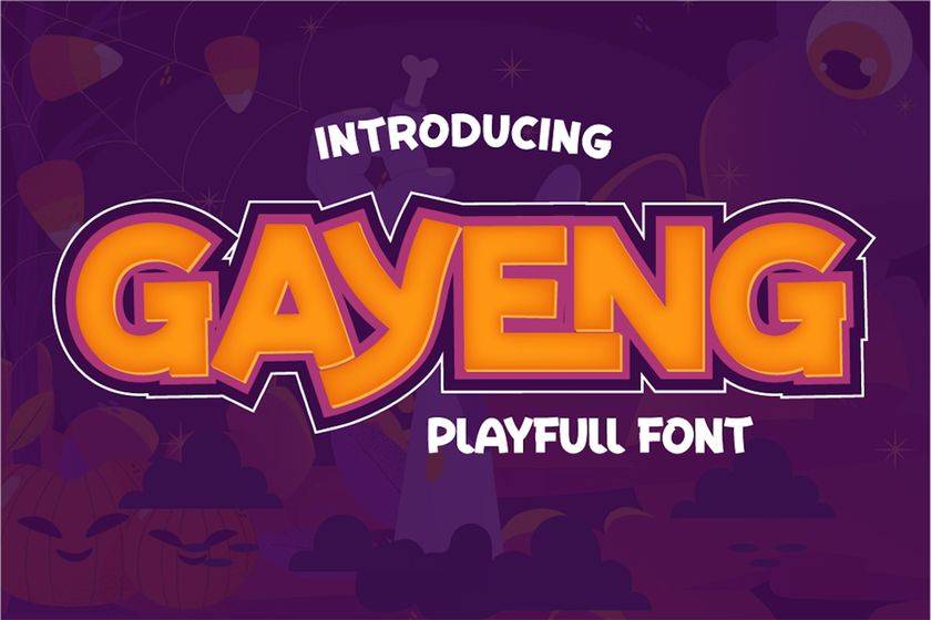 Gayeng Font sample