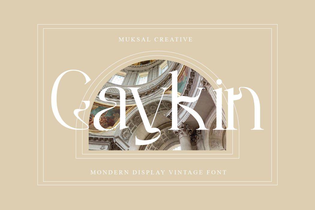 Gaykin Font sample