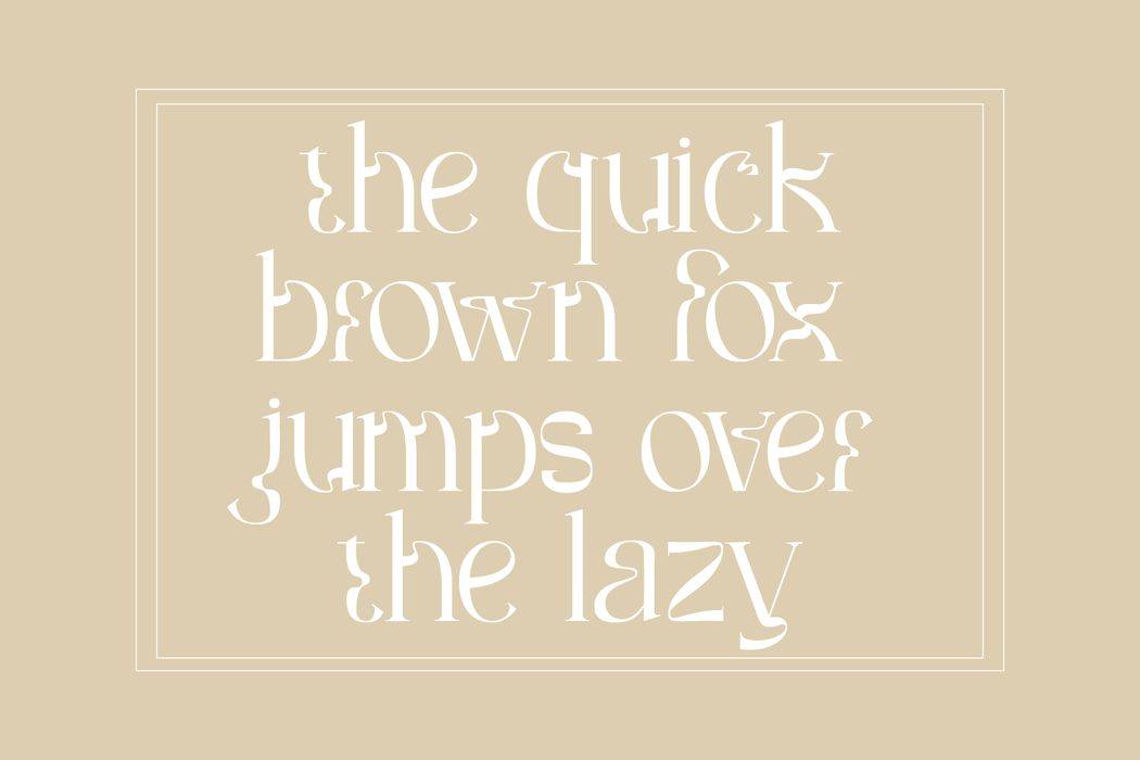 Gaykin Font sample
