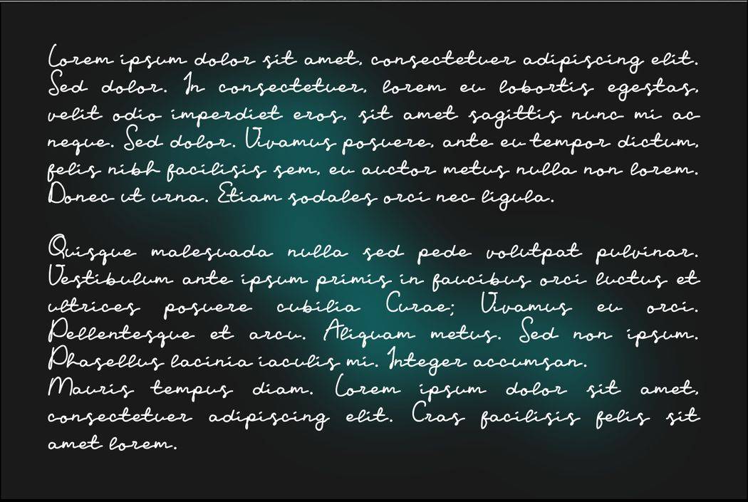Gedabol Font sample