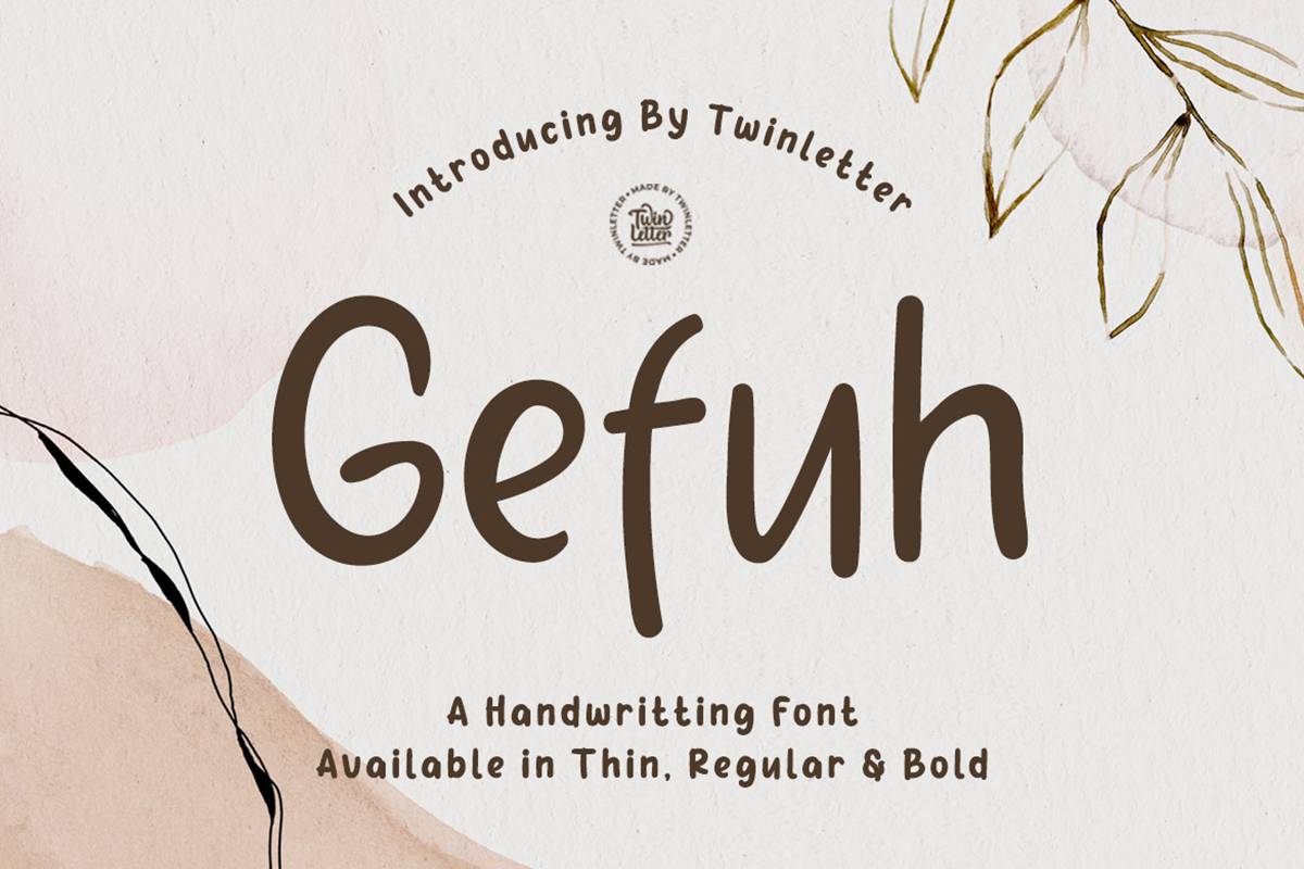 Gefuh Font sample