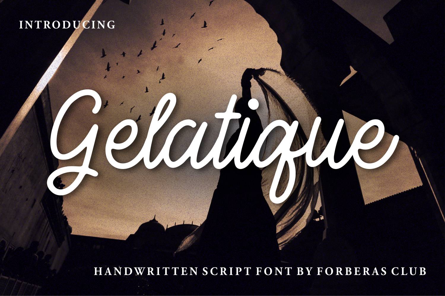 Gelatique Font sample