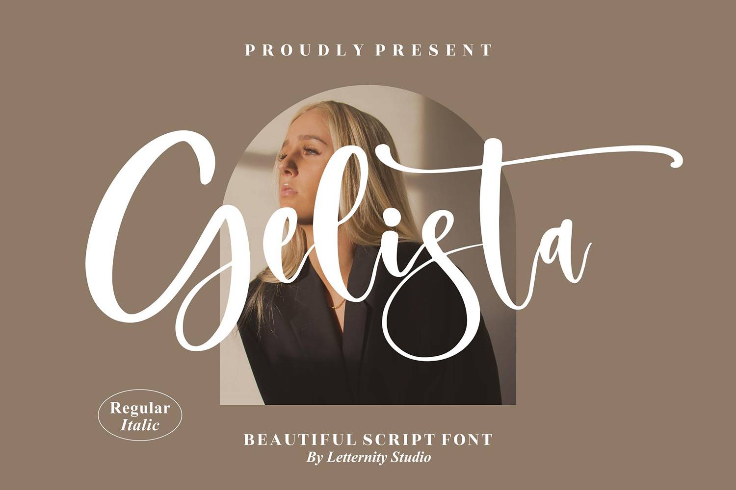 Gelista Font sample