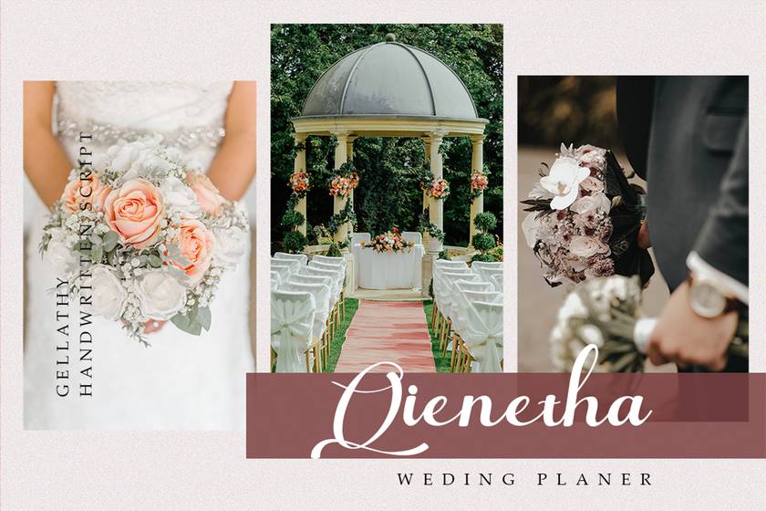 Gellathy Font sample