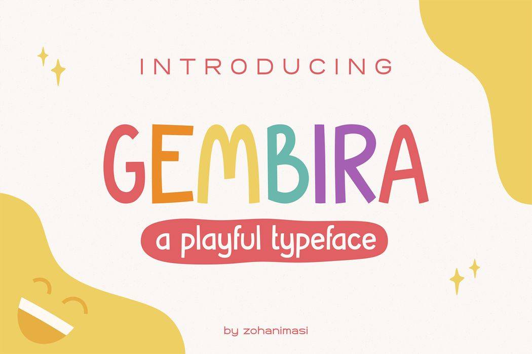 Gembira Font sample