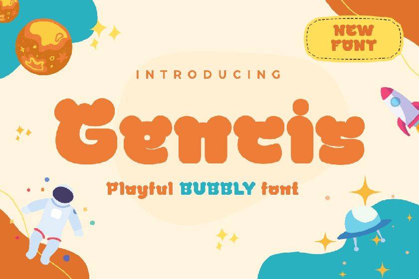 Gencis Font sample