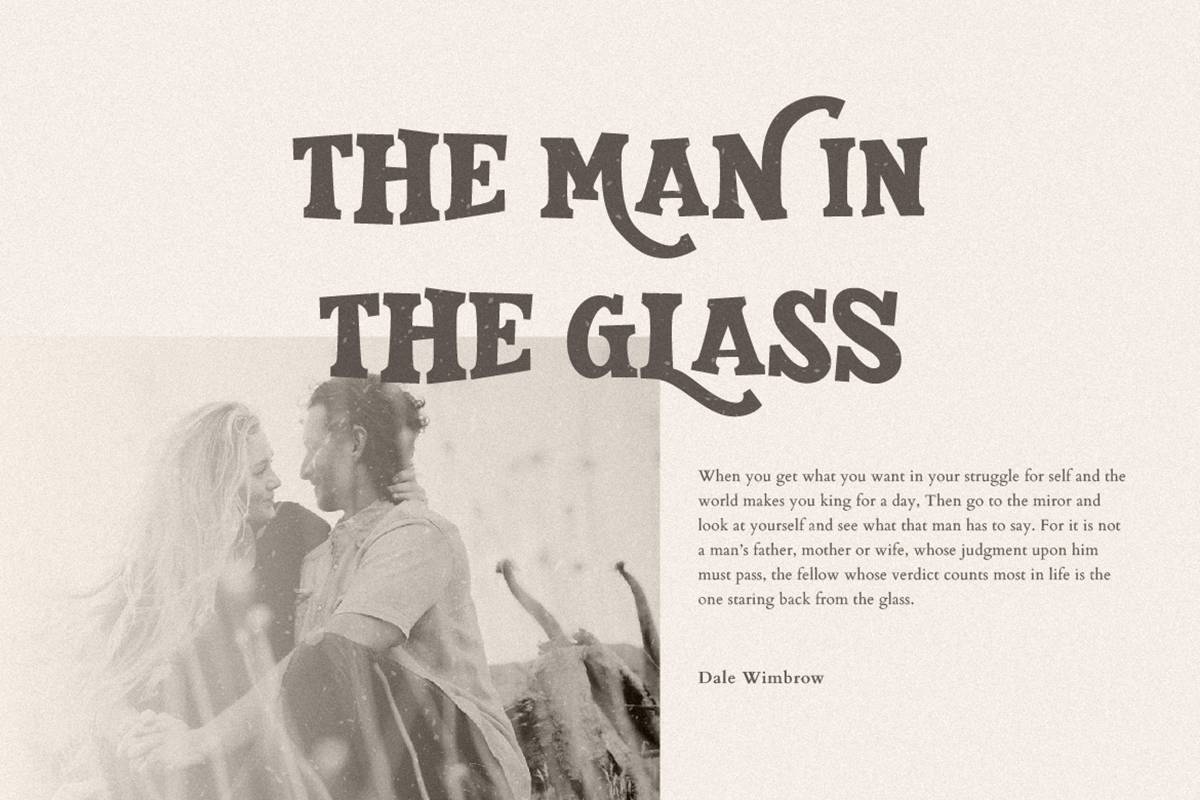 Gentleman Font sample