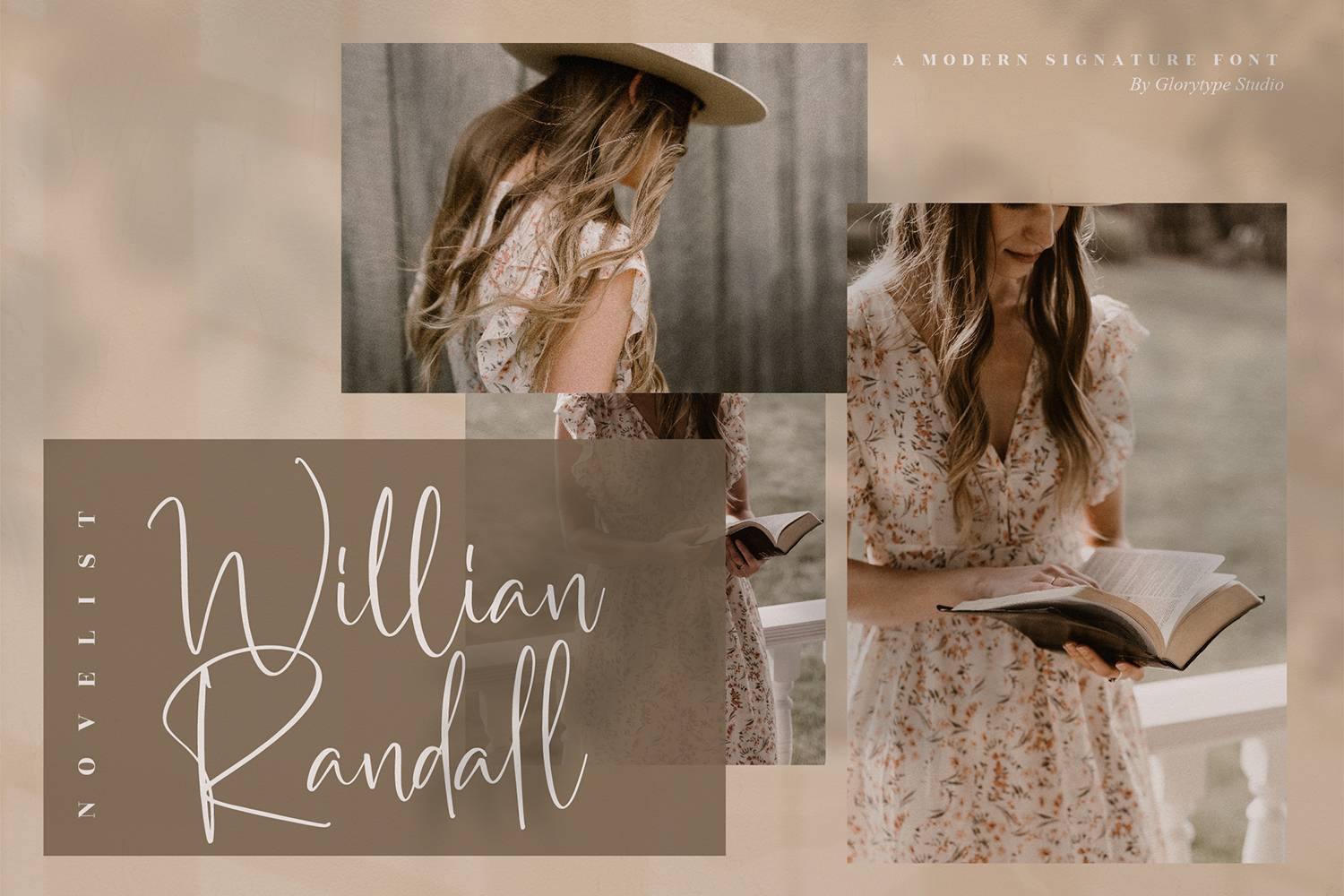 Georgia Western Font sample