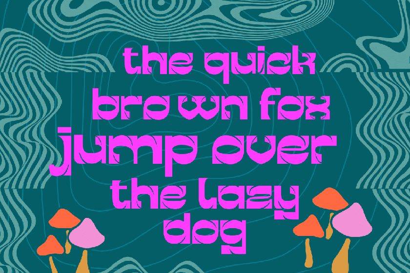 Gerakent Font sample