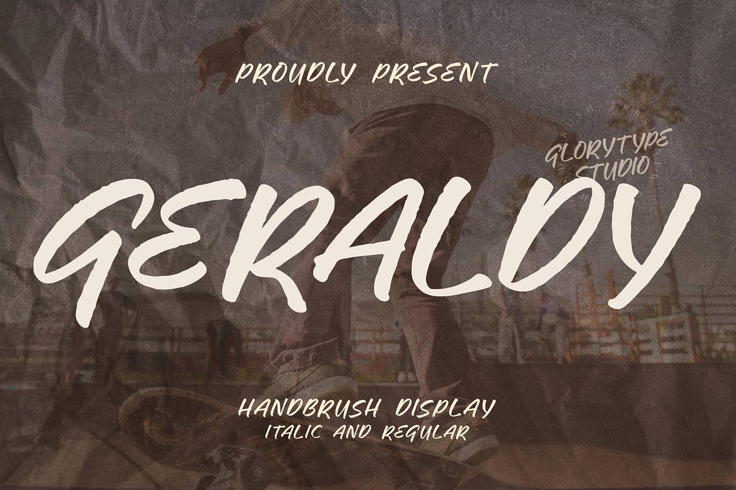 Geraldy Font sample