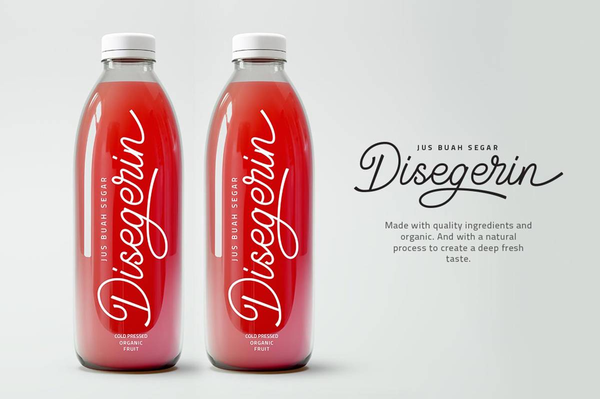 Geraldyne Font sample