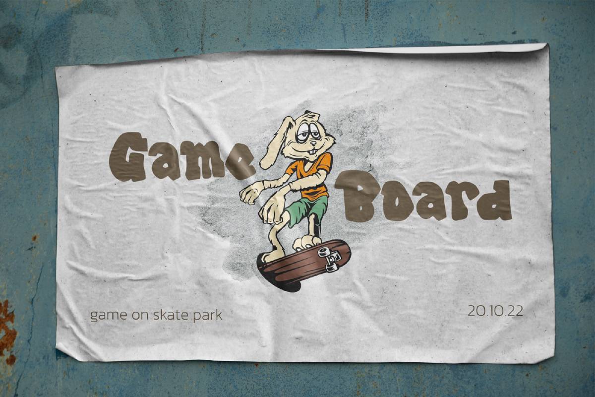 Geroside Font sample