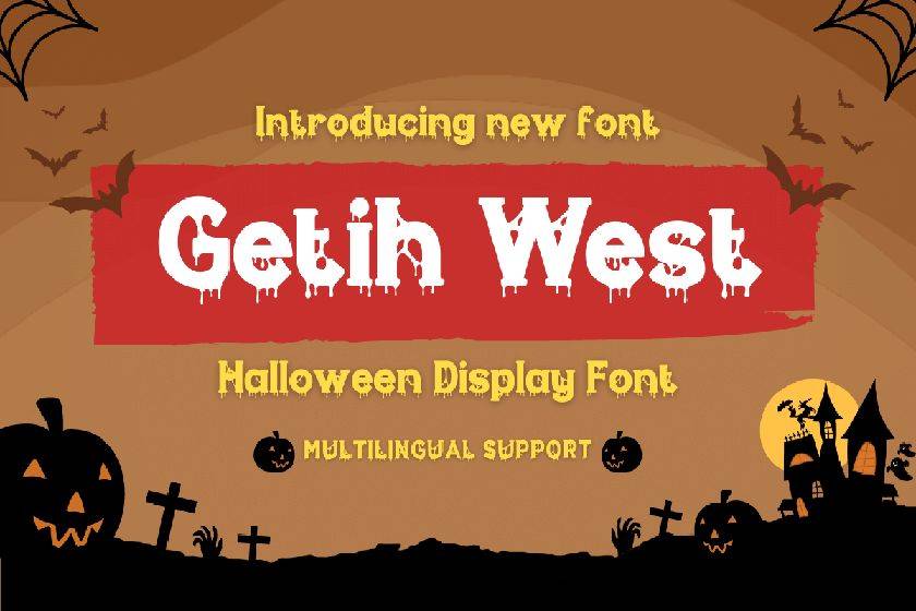 Getih West Font sample