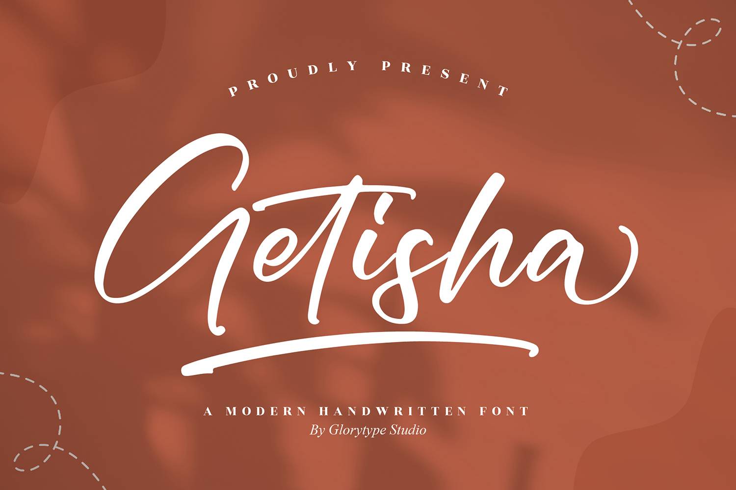 Getisha Font sample