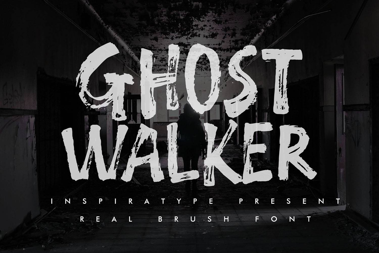 Ghost Walker Font sample