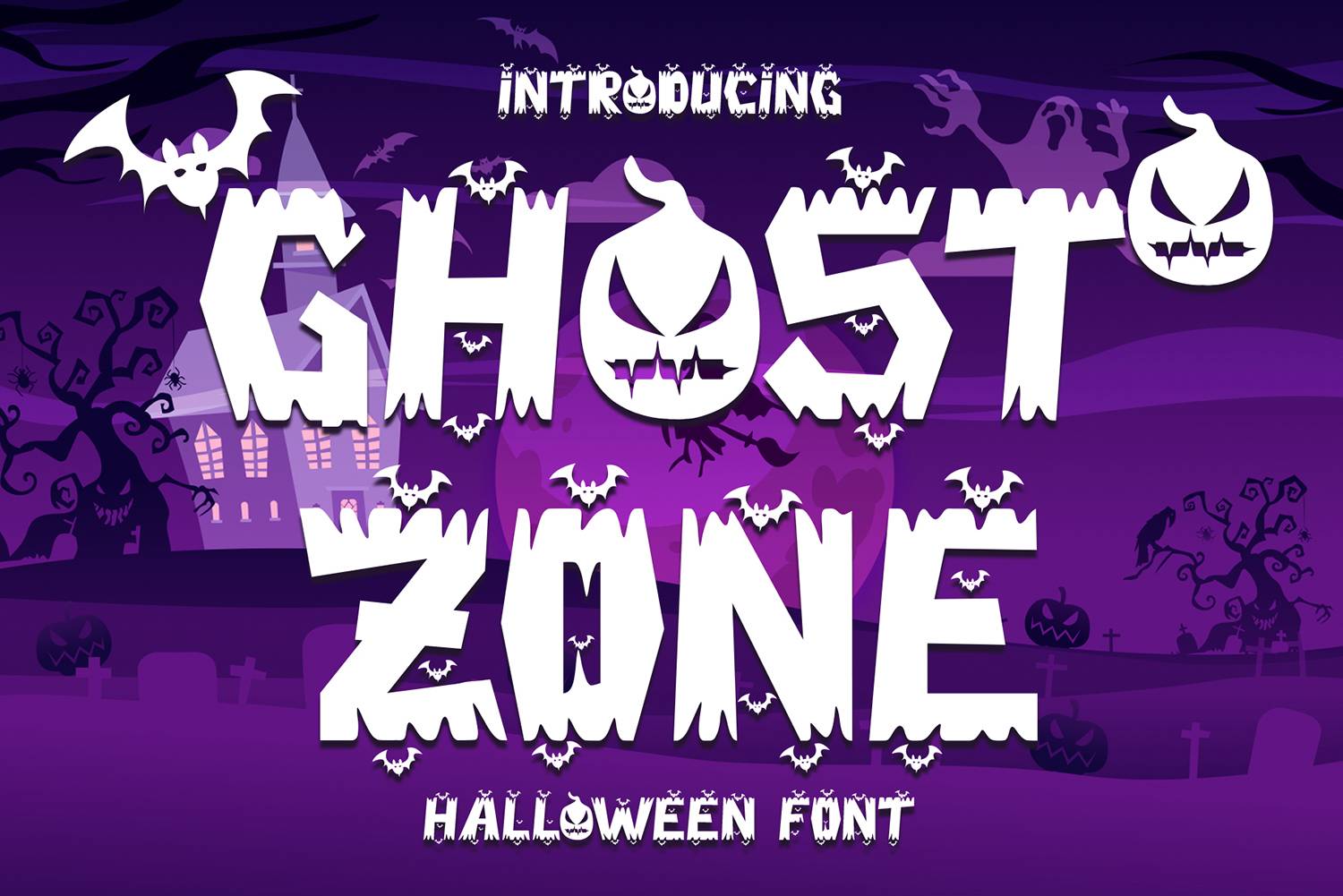 Ghost Zone Font sample