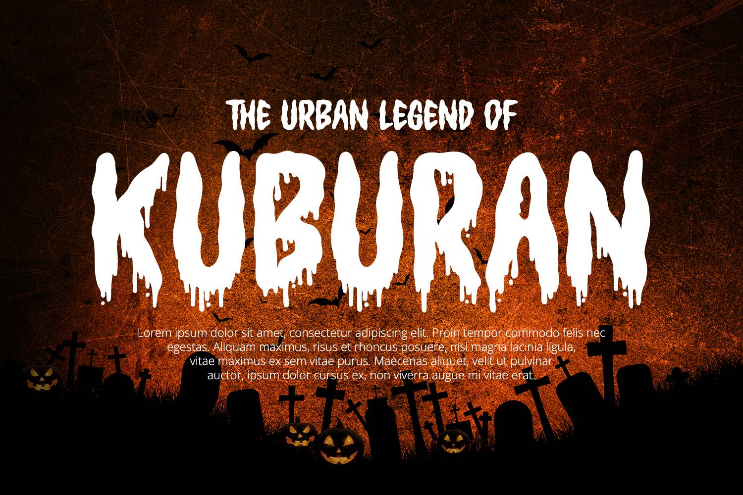 Ghoulies Font sample